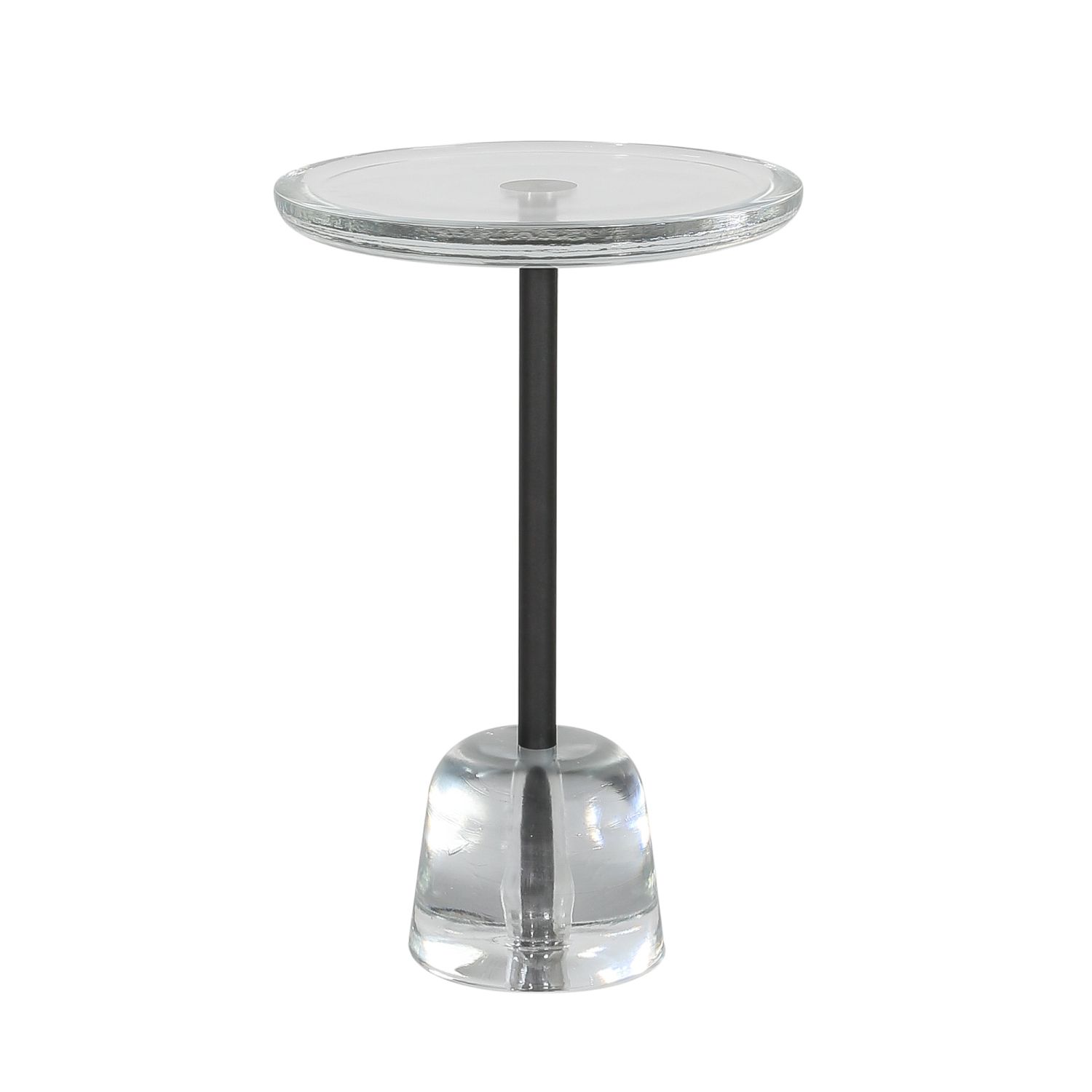 Pina high side table Transparent / Black / Transparent Pulpo SINGLE PIECES
